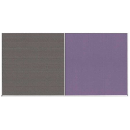 United Visual Products Enclosed Corkboard, 1 Door, 24"x36", 4" Fra UV3415-BLACK-RUBBER